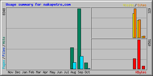 Usage summary for nakapetro.com